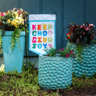 White Crest KCJ Garden Flag