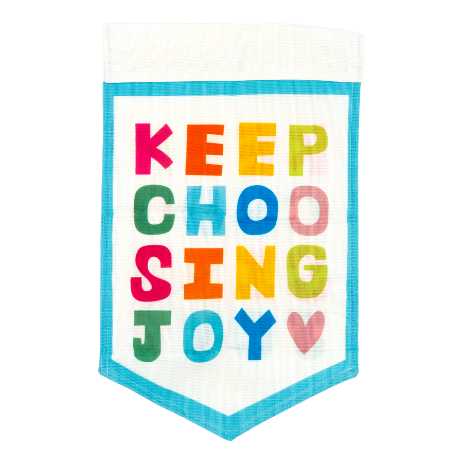 White Crest KCJ Garden Flag