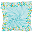 White Keep Movin’ with Salt Water Minky Baby Blankie