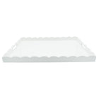 White Lacquered Island Tray, Large