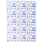 White Leland Toile Sherpa