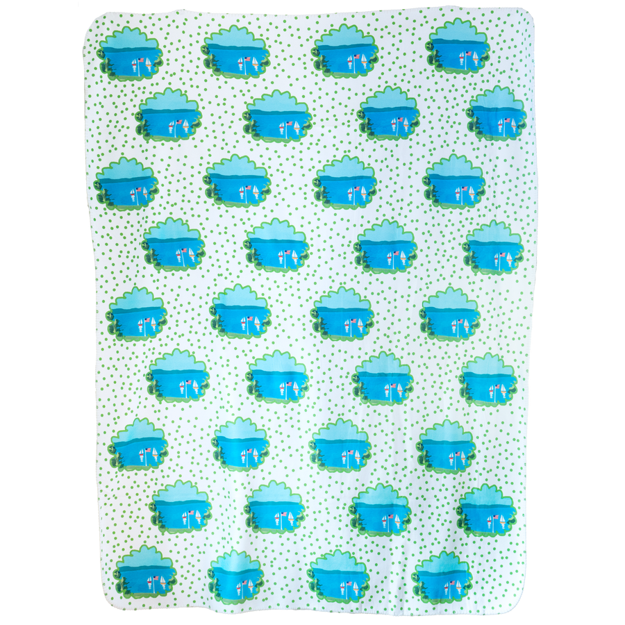 White Patriotic Sail Sherpa