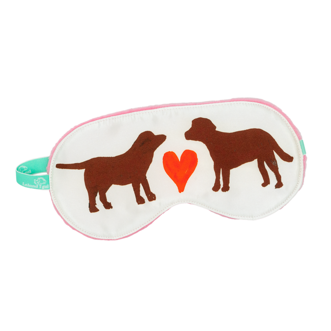 White Puppy Love Sleep Mask