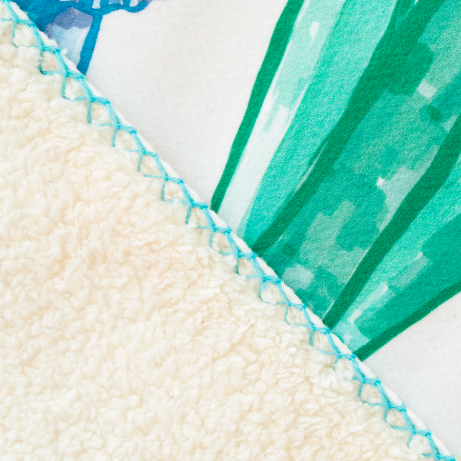 White Show Bows Sherpa