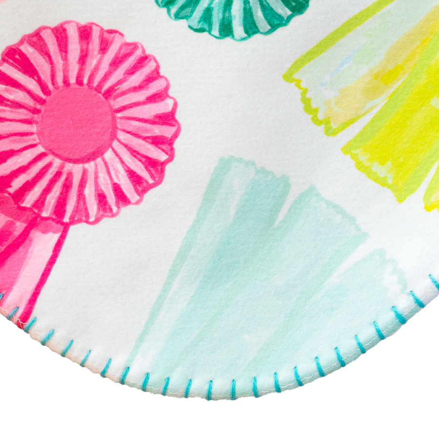 White Show Bows Sherpa