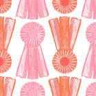 White Show Bows Fabric