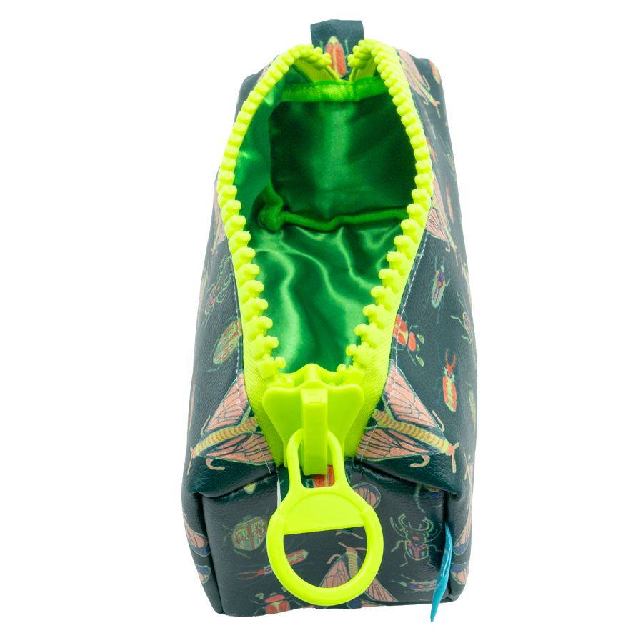 Dark Green Why You Buggin' Eco-Leather Dopp