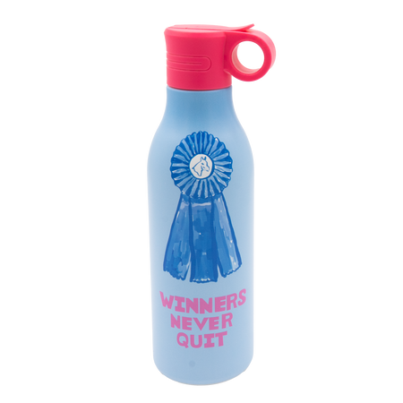 Winners Never Quit Water Bottle