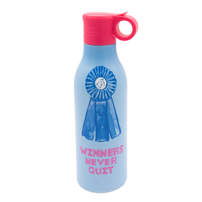 Winners Never Quit Water Bottle