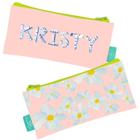 Blush Cosmo Personalized Dew Drop Longshot Bag