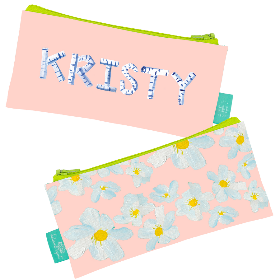 Blush Cosmo Personalized Dew Drop Longshot Bag