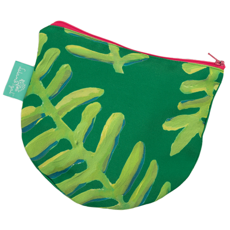 Emerald Floating Fronds Port Pouch