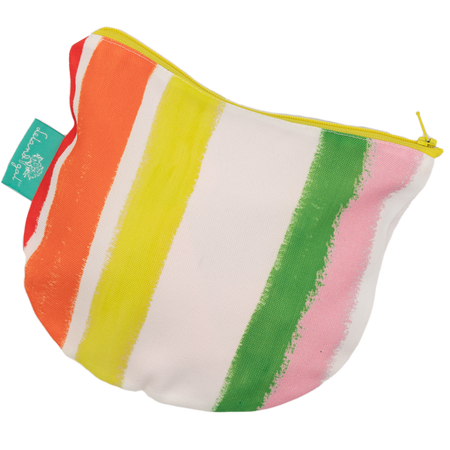 Leland Gal White Stripe Port Pouch