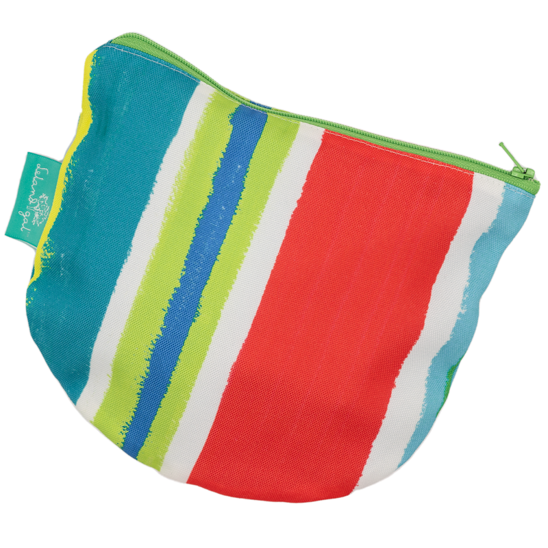 Leland Gal Red Stripe Port Pouch