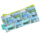 Mackinac Postcard Personalized Dew Drop Longshot Bag