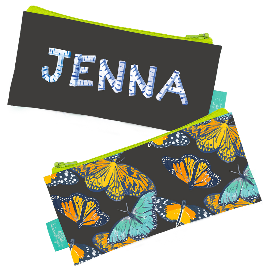 Mink Butterflies Personalized Dew Drop Longshot Bag