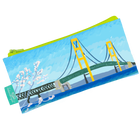 Sky Mackinac Bridge Personalized Dew Drop Longshot Bag