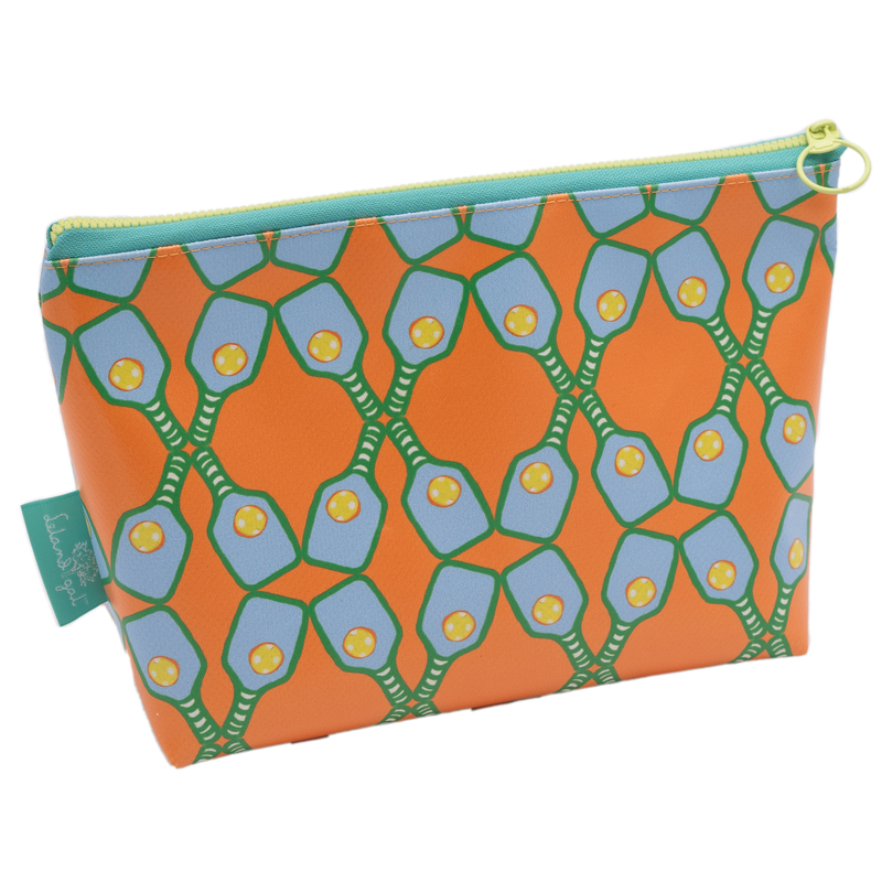 Soft Orange Pickle Lattice Dew Drop Ditty Bag