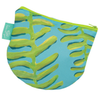 Turquoise Floating Fronds Port Pouch