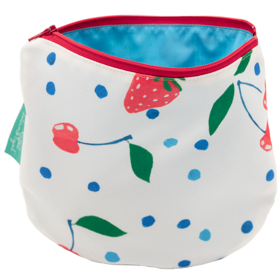 White Cherries and Berries Port Pouch