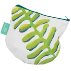 White Floating Fronds Port Pouch