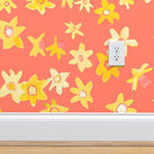 Poppy Daffodil Disco Wallpaper