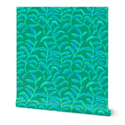 Jade Corn Silk Sway Wallpaper