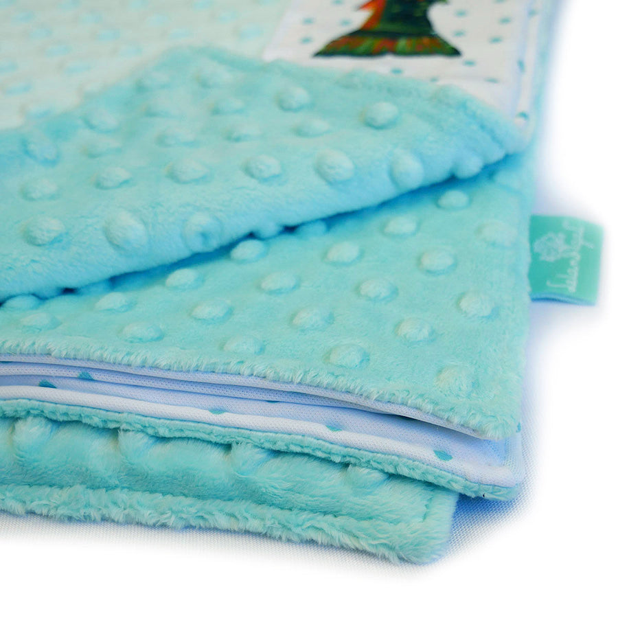White Brook Trout Baby Blankie with Salt Water Minky