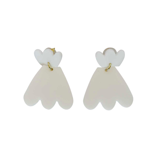 White Betties Earrings