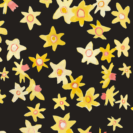 Mink Daffodil Disco Fabric