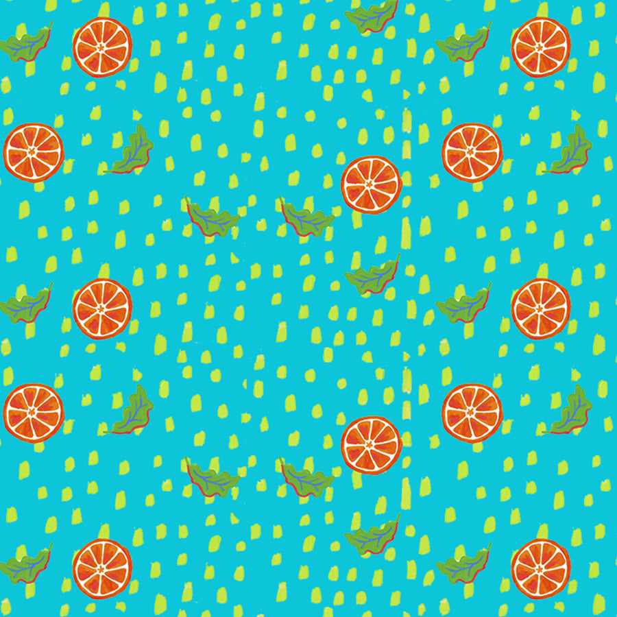 Waterfall Citrus Fabric
