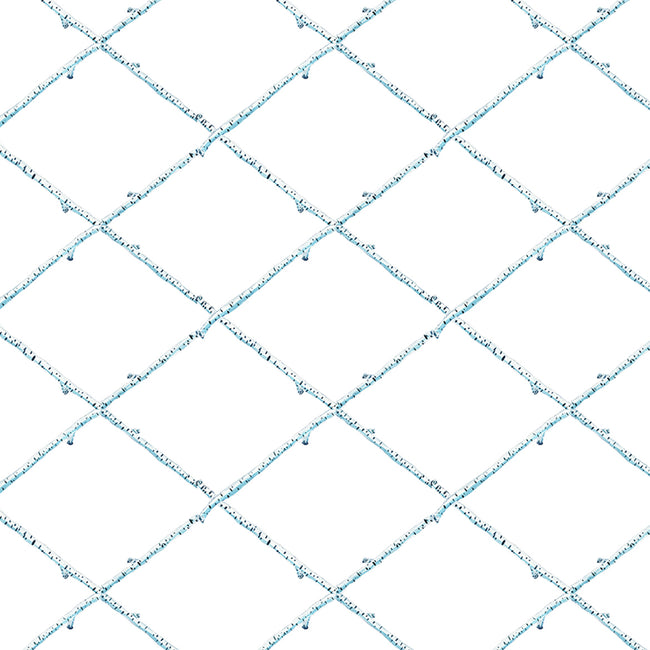 White Birch Lattice Fabric
