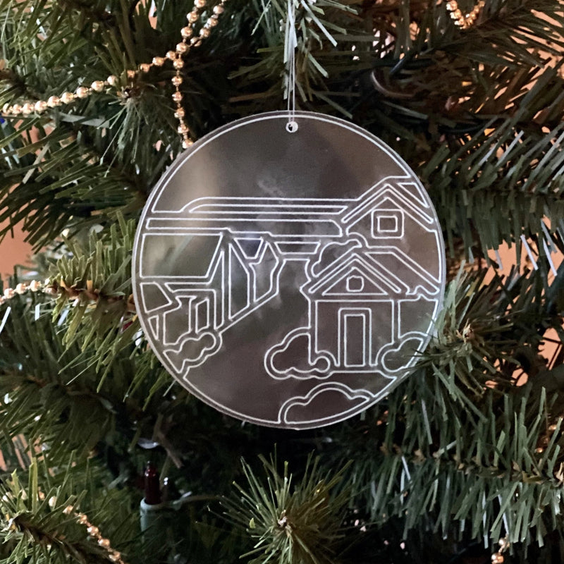 Wishtown Acrylic Ornament