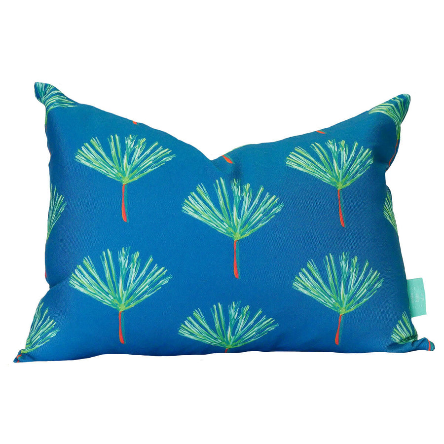 Peacock Pine for You Lumbar Down Pillow