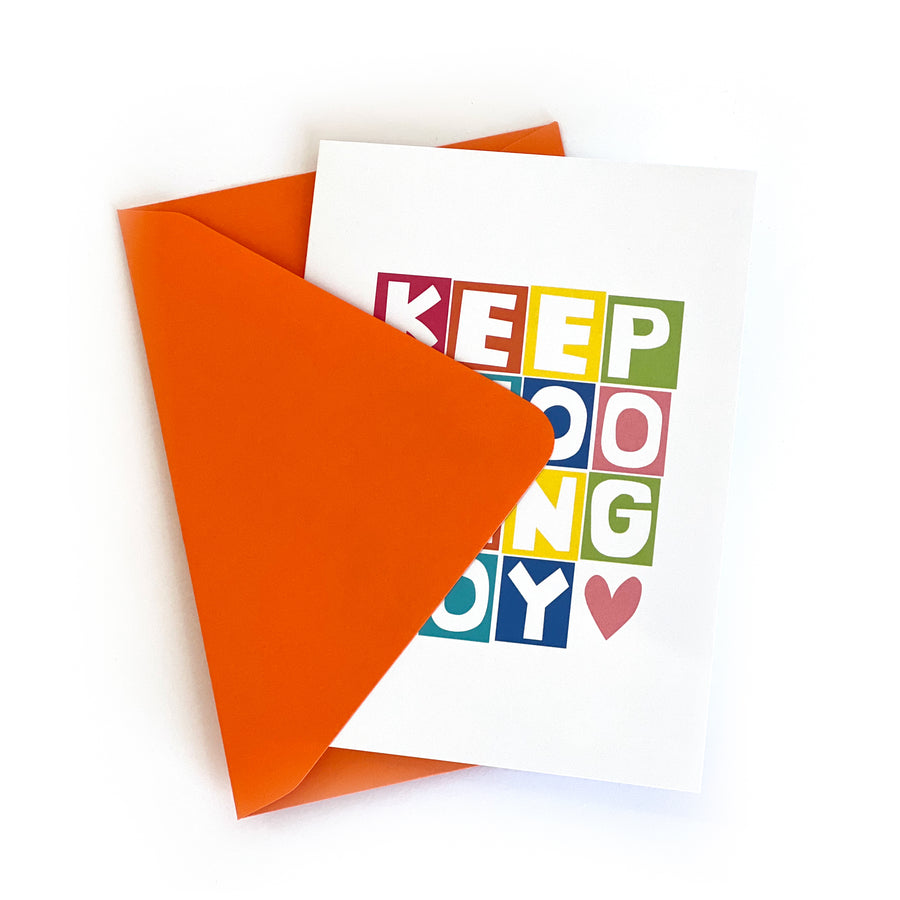 Keep Choosing Joy Windowpane Greeting Card