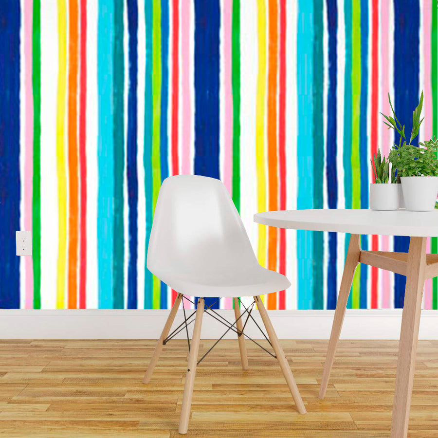Leland Gal Stripe Wallpaper