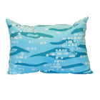 Sparkling Shoreline Outdoor Lumbar Pillow