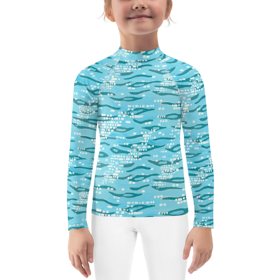 Sparkling Shoreline Kids Sun Shirt