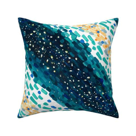 Meteor Shower Outdoor Square Pillow