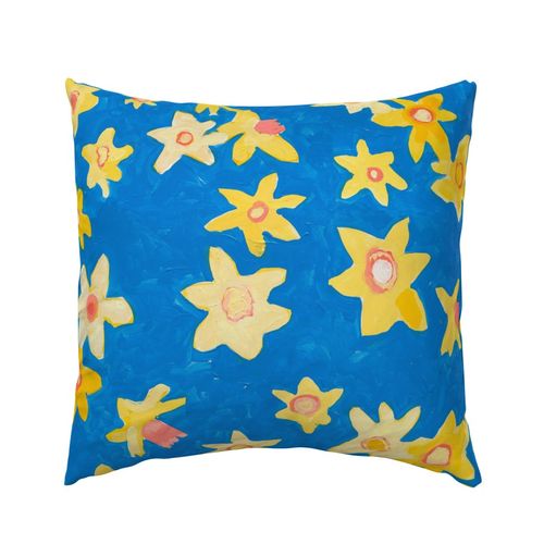 Matisse Daffodil Disco Outdoor Square Pillow