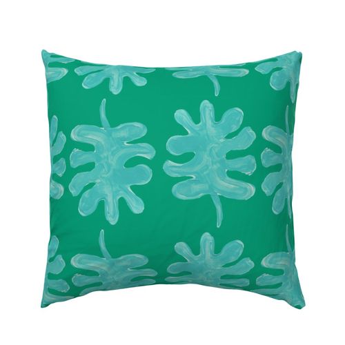 Jade Two to Tango Outdoor Square Pillow