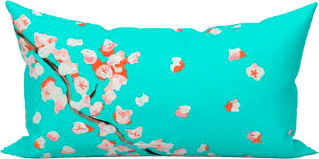 Adriatic Cherry Cha Cha Outdoor Lumbar Pillow