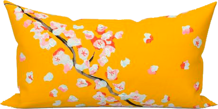 Saffron Cherry Cha Cha Indoor Lumbar Pillow