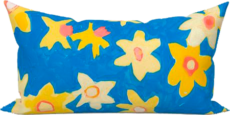 Matisse Daffodil Disco Outdoor Lumbar Pillow