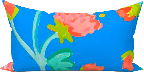 Matisse Peony Waltz Outdoor Lumbar Pillow