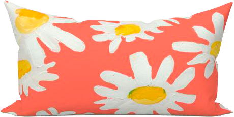 Poppy Shasta Swing Outdoor Lumbar Pillow