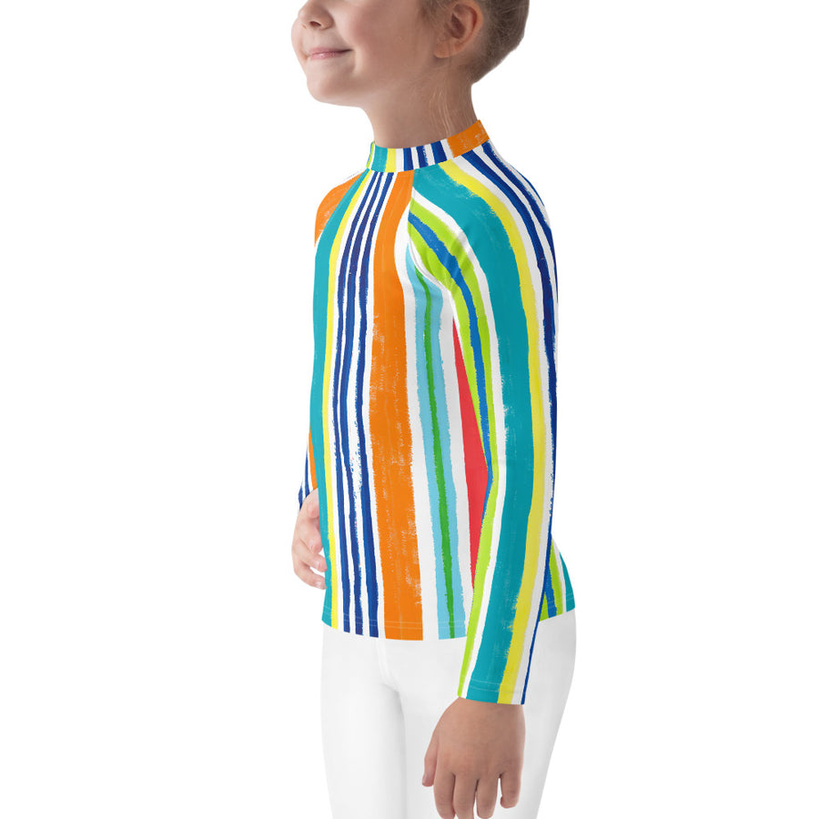 Leland Gal Stripe Kids Sun Shirt