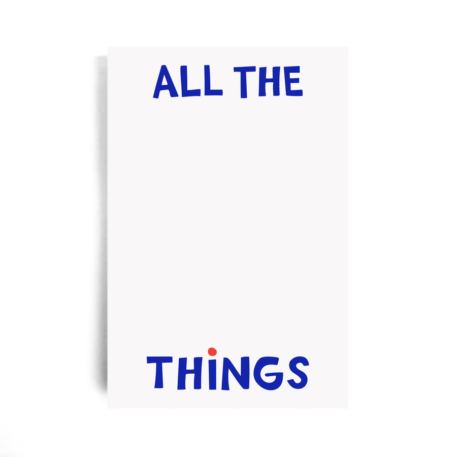 All The Things Notepad