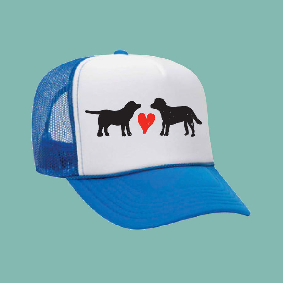 Cobalt Puppy Love Trucker Hat