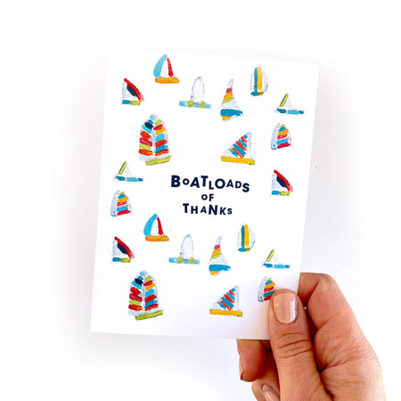 Boatload of Thanks Greeting Card